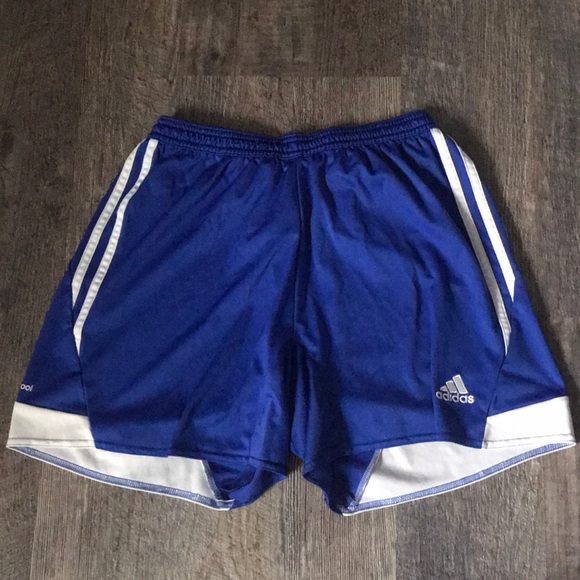 adidas blue basketball shorts